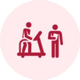 Fitness training session illustration